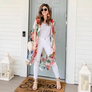 Sole society multi colored kimono